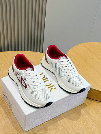 Fortok Dior B27 Uptown Low-Top sneakers White - Red
