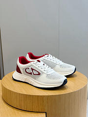 Fortok Dior B27 Uptown Low-Top sneakers White - Red - 5