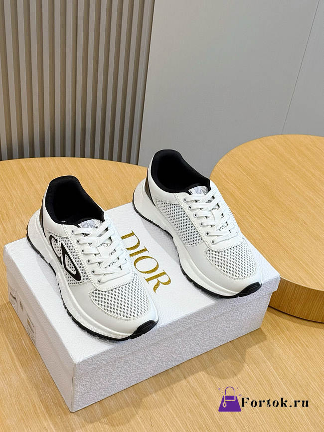 Fortok Dior B27 Uptown Low-Top sneakers White - Black - 1