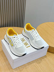 Fortok Dior B27 Uptown Low-Top sneakers White - Yellow - 1