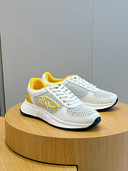 Fortok Dior B27 Uptown Low-Top sneakers White - Yellow - 5
