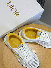 Fortok Dior B27 Uptown Low-Top sneakers White - Yellow - 3