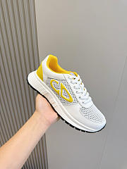 Fortok Dior B27 Uptown Low-Top sneakers White - Yellow - 2