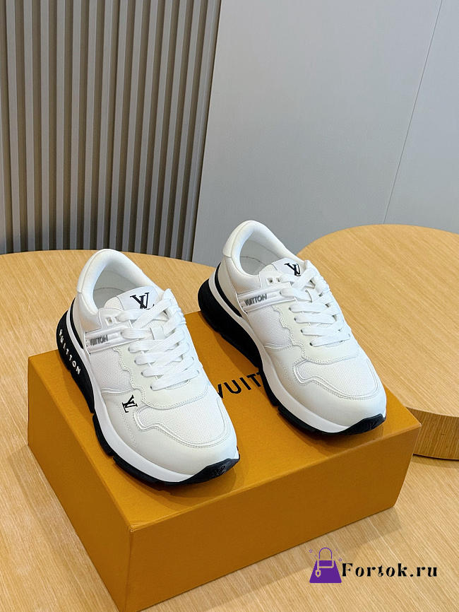 Fortok Louis Vuitton Run Away sneaker in white - 1