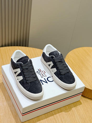 Fortok Moncler suede sneakers Blue