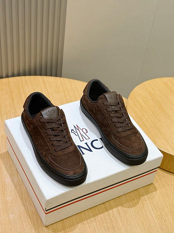 Fortok Moncler Monclub Suede sneakers Brown