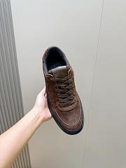 Fortok Moncler Monclub Suede sneakers Brown - 6