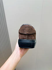 Fortok Moncler Monclub Suede sneakers Brown - 5