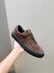Fortok Moncler Monclub Suede sneakers Brown - 4