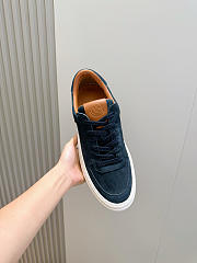 Fortok Moncler Monclub Suede sneakers Blue - 5