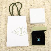 Fortok Van Cleef & Arpels butterfly pendant in turquoise Necklace Gold - 1