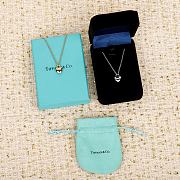 Fortok Tiffany & Co Double Heart Tag Necklace Gold/ Silver - 1