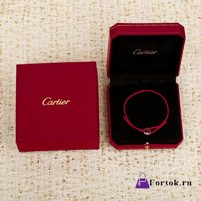 Fortok Cartier Trinity Bracelet in Red - 1