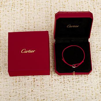 Fortok Cartier Trinity Bracelet in Red