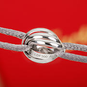 Fortok Cartier Trinity Bracelet in Grey - 6