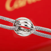 Fortok Cartier Trinity Bracelet in Grey - 4