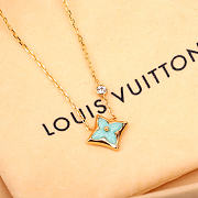 Fortok Louis Vuitton in Blue necklace Gold/ Rose Gold  - 6