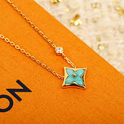 Fortok Louis Vuitton in Blue necklace Gold/ Rose Gold  - 3