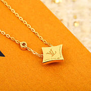 Fortok Louis Vuitton in Blue necklace Gold/ Rose Gold  - 4