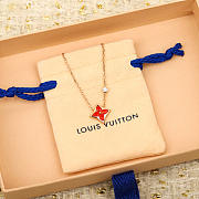 Fortok Louis Vuitton in Red necklace - 5