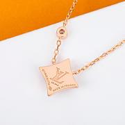 Fortok Louis Vuitton in Black necklace Gold/ Silver - 5