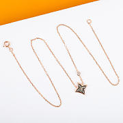 Fortok Louis Vuitton in Black necklace Gold/ Silver - 4