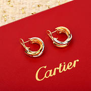 Fortok Cartier Trinity Earrings Gold - 1