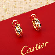 Fortok Cartier Trinity Earrings Gold - 6