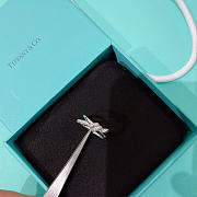 Fortok Tiffany & Co Knot with Diamonds Ring Silver - 6
