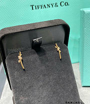 Fortok Tiffany & Co Knot with Diamonds Earrings Gold/ Silver/ Rose Gold - 3