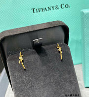 Fortok Tiffany & Co Knot with Diamonds Earrings Gold/ Silver/ Rose Gold - 2