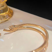 Fortok Tiffany & Co Knot with Diamonds Bracelet Gold - 6