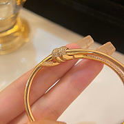 Fortok Tiffany & Co Knot with Diamonds Bracelet Gold - 2