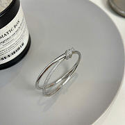 Fortok Tiffany & Co Knot with Diamonds Bracelet Silver - 4