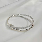 Fortok Tiffany & Co Knot with Diamonds Bracelet Silver - 3