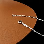 Fortok Tiffany & Co Knot Necklace Gold Silver with Diamonds - 2