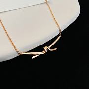 Fortok Tiffany & Co Knot Necklace Gold / Silver / Rose Gold - 5