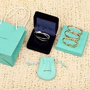 Fortok Tiffany & Co Knot with Diamonds Bracelet Silver/ Gold/ Rose Gold - 1