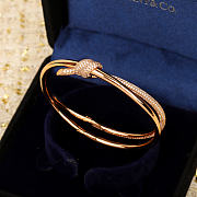 Fortok Tiffany & Co Knot with Diamonds Bracelet Silver/ Gold/ Rose Gold - 5