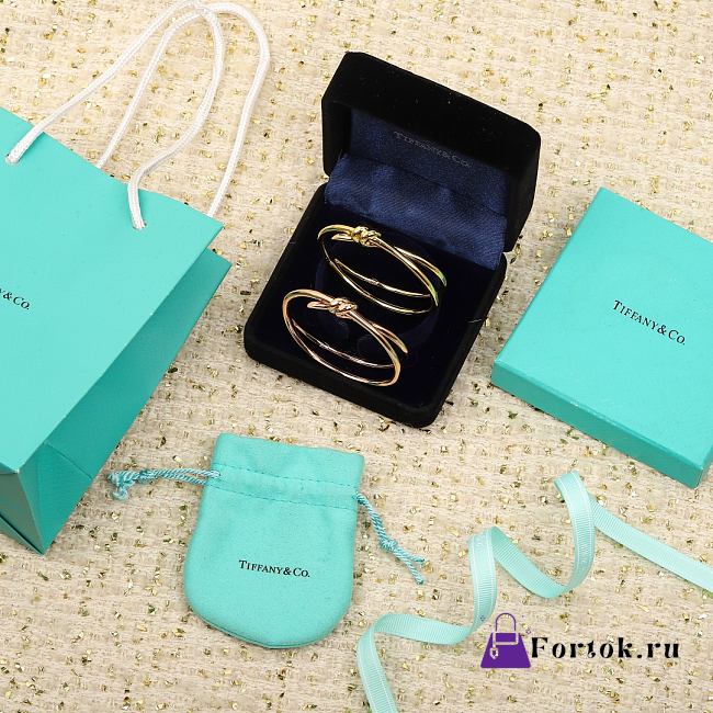 Fortok Tiffany & Co Knot Bracelet Gold/ Rose Gold - 1