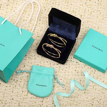 Fortok Tiffany & Co Knot Bracelet Gold/ Rose Gold