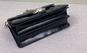Fortok Coach Tabby Shoulder Bag 26 With Pillow Quilting Top Handle Black/ Silver 26cm - 5