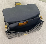 Fortok Coach Tabby Shoulder Bag 26 With Pillow Quilting Top Handle Black/ Brass 26cm - 6