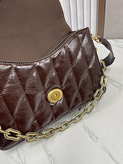Fortok Coach Tabby Shoulder Bag 26 With Pillow Quilting Top Handle Maple/ Brass 26cm  - 5