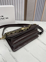 Fortok Coach Tabby Shoulder Bag 26 With Pillow Quilting Top Handle Maple/ Brass 26cm  - 4