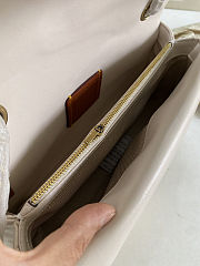Fortok Coach Tabby Shoulder Bag 26 With Pillow Quilting Chalk/ Brass 26cm  - 5
