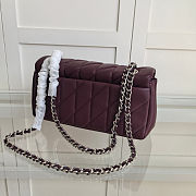 Fortok Coach Tabby Shoulder Bag 26 With Pillow Quilting Black Currant 26cm  - 6