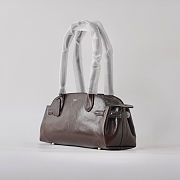 Fortok Coach Empire Carryall Bag 34 Soft Leather Maple/ Brass 34 cm ×15cm x12cm - 3
