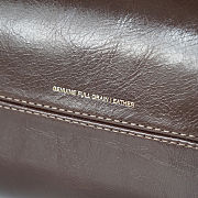 Fortok Coach Empire Carryall Bag 34 Soft Leather Maple/ Brass 34 cm ×15cm x12cm - 5