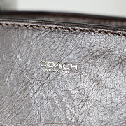 Fortok Coach Empire Carryall Bag 34 Soft Leather Maple/ Brass 34 cm ×15cm x12cm - 6